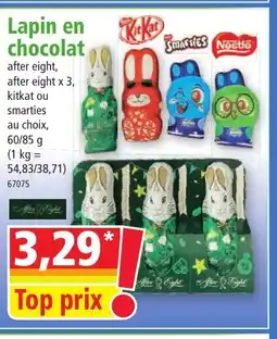 Norma Lapin en chocolat offre