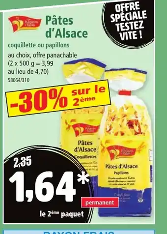 Norma Pâtes d'Alsace offre