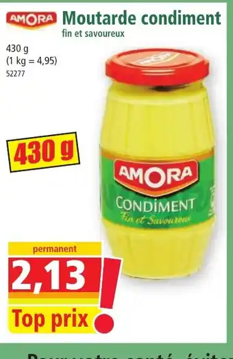 Norma AMORA Moutarde condiment offre