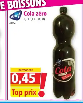 Norma Cola zéro offre