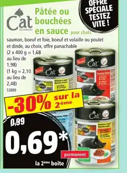 Norma Pâtée ou bouchées en sauce offre