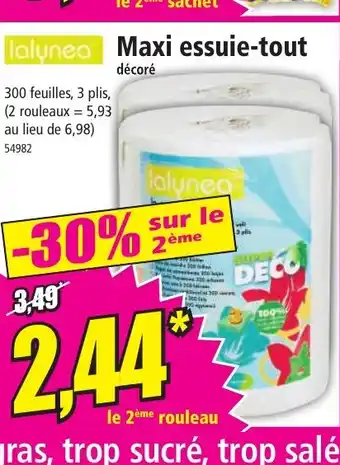 Norma LALYNEA Maxi essuie-tout offre