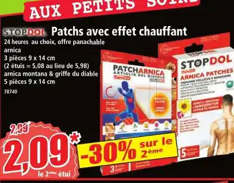 Norma STOPDOL Patchs avec effet chauffant offre