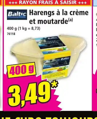 Norma BALTIC Harengs à la crème et moutarde offre