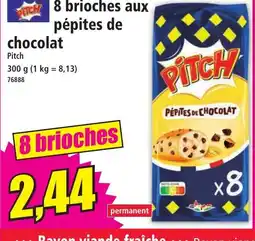 Norma 8 brioches aux pépites de chocolat offre