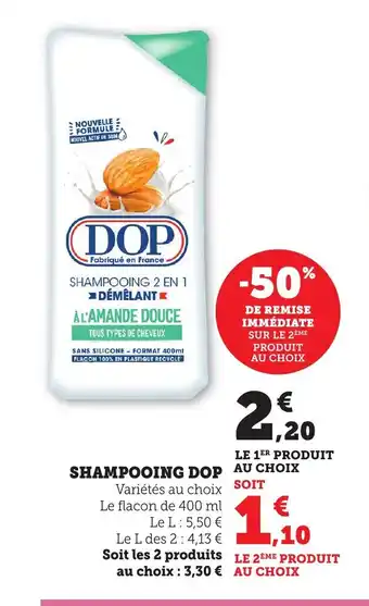 Maximarché DOP Shampooing offre