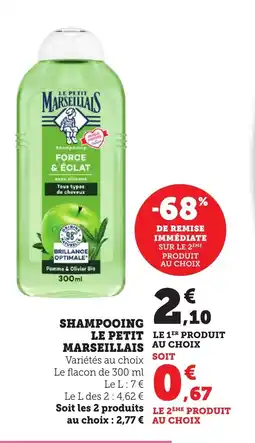 Maximarché LE PETIT MARSEILLAIS Shampooing offre