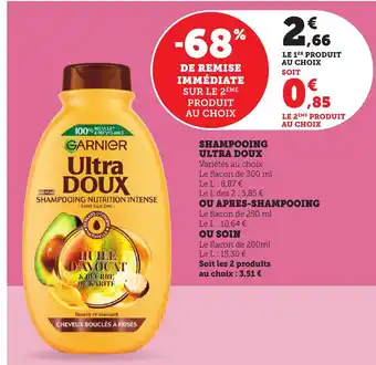 Maximarché ULTRA DOUX Shampooing offre