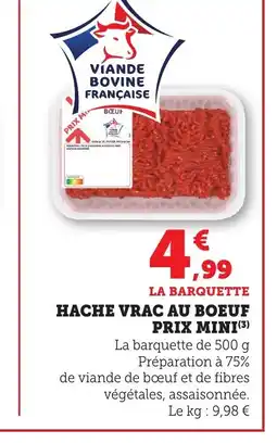 Maximarché Hache vrac au boeu offre