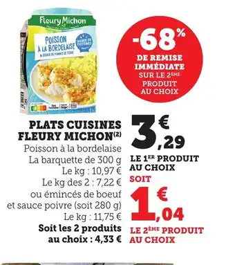 Maximarché FLEURY MICHON Plats cuisines offre