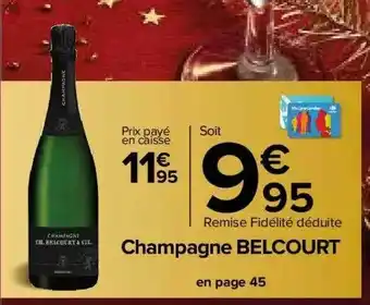Carrefour Market Champagne Belcourt offre