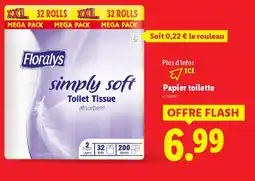 Lidl Papier toilette offre