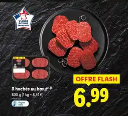 Lidl 8 hachés au beouf offre