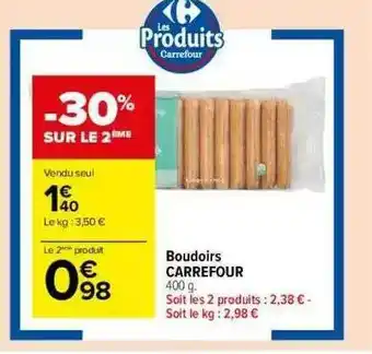 Carrefour Market Boudoirs Carrefour offre
