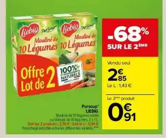 Carrefour Market Pursoup' Liebig offre