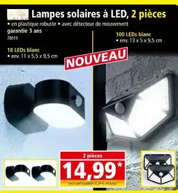 Norma I-GLOW Lampes solaires à led, 2 pièces offre