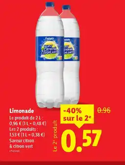 Lidl Limonade offre