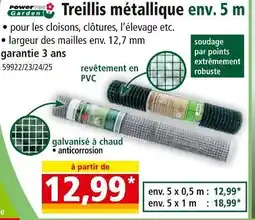 Norma POWER GARDEN Treillis métallique env. 5 m offre