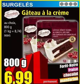 Norma Fürstenklasse Gâteau à la crème offre