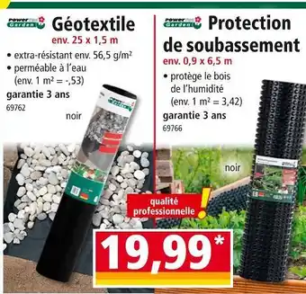 Norma POWER GARDEN Géotextile offre