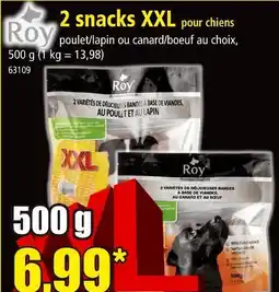 Norma ROY 2 snacks XXL pour chiens offre