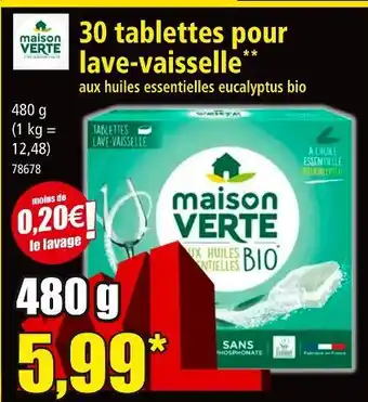 Norma MAISON VERTE Tablettes pour lave-vaisselle offre