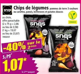 Norma SNAS Chips de légumes offre