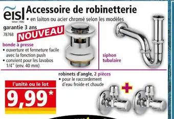 Norma EISL Accessoire de robinetterie offre