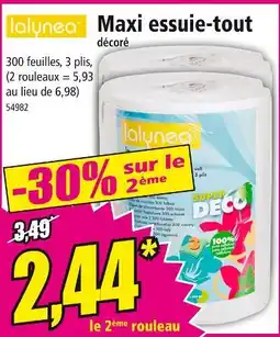 Norma LALYNEA Maxi essuie-tout décoré offre