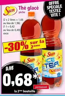 Norma SUN Thé glacé pêche offre