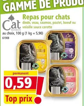 Norma Cat Bonbon Repas pour chats offre