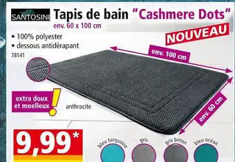 Norma Santosini Tapis de bain Cashmere Dots offre