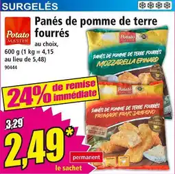 Norma Potato master Panés de pomme de terre fourrés offre