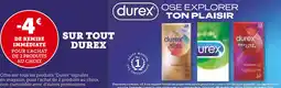 Hyper U DUREX -4€ de remise immédiate pour l'achat de 2 produits au choix sur tout durex offre