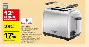 Carrefour Market Grille-pain Russell Hobbs offre