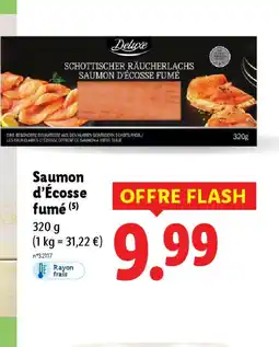 Lidl Saumon d'Écosse fumé offre