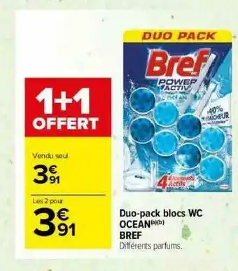 Carrefour Market Duo-pack Blocs Wc Ocean Bref offre