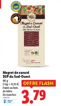 Lidl Magret de canard IGP du Sud-Ouest offre