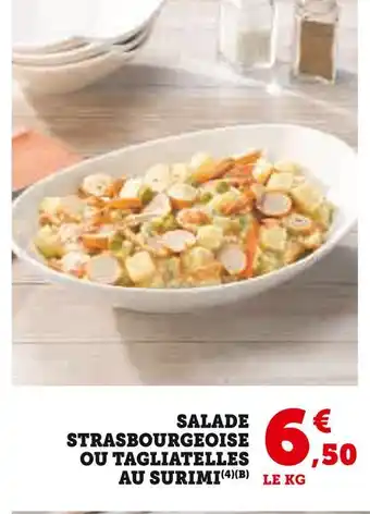 Hyper U Salade Strasbourgeoise ou Tagliatelles au Surimi offre