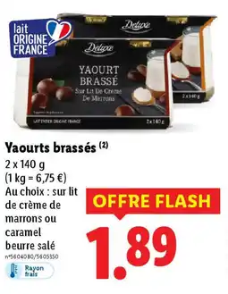 Lidl Yaourt brassé offre