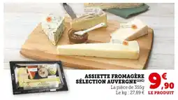 Hyper U Assiette fromagère sélection auvergne offre