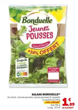 Hyper U BONDUELLE Salade Bonduelle offre