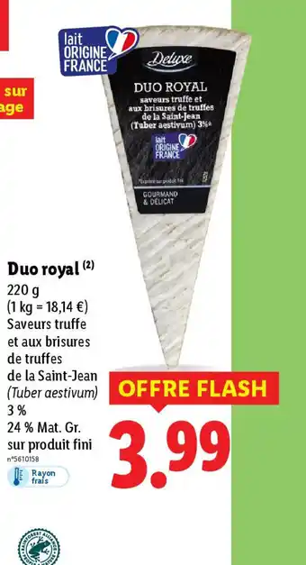 Lidl Duo royal offre