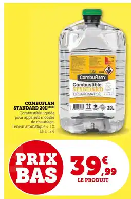 Hyper U COMBUFLAM Combustible standard 20l offre