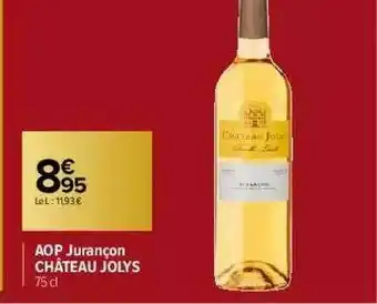 Carrefour Market Aop Jurançon Château Jolys offre