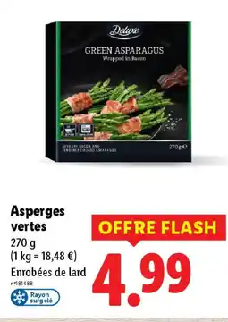 Lidl Asperges vertes offre