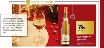 Carrefour Market Aop Alsace Riesling Vieilles Vignes Martin Zahn offre