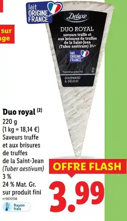 Lidl DELUXE Duo royal offre