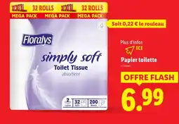 Lidl FLORALYS Papier toilette offre