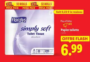 Lidl FLORALYS Papier toilette offre